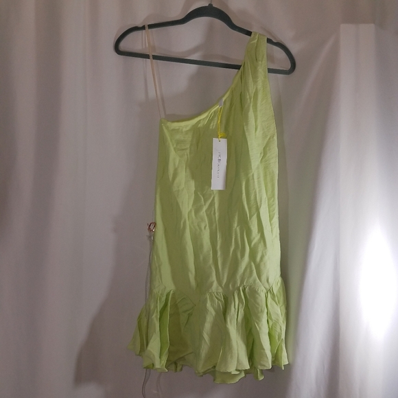 BCBGeneration Melon One Shoulder Dress 2 NWT - Picture 12 of 15